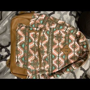 One large zipper backpack